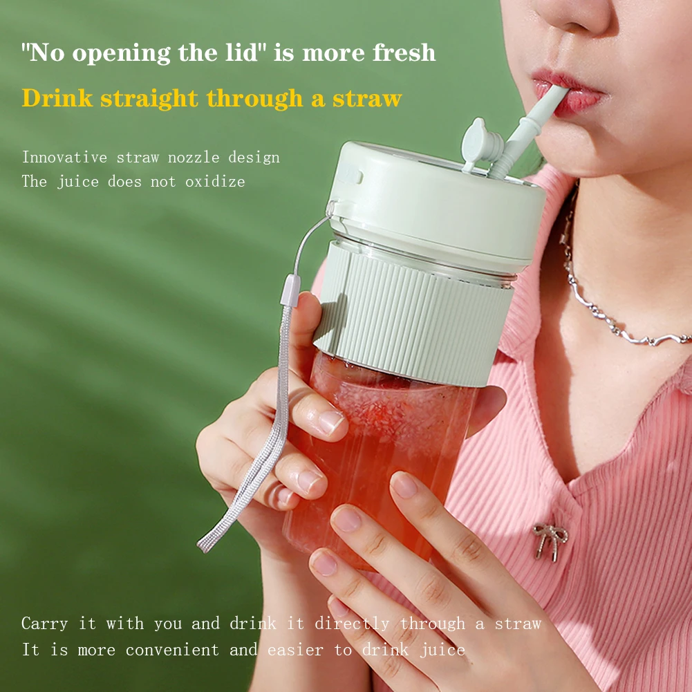 Портативный блендер чашка и крышка для путешествий 11 83 унции перезаряжаемая