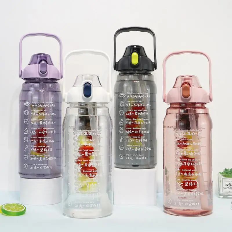 

Portable Sports Tea And Coffee Cup Anti-falling Leak-proof Plastic Sports Cup Large Capacity Bicycle Water Bottle Good Sealing