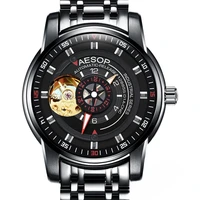 aesop brand luxury military watch for men fashion automatic mechanical watch men waterproof sapphire luminous clock montre homme