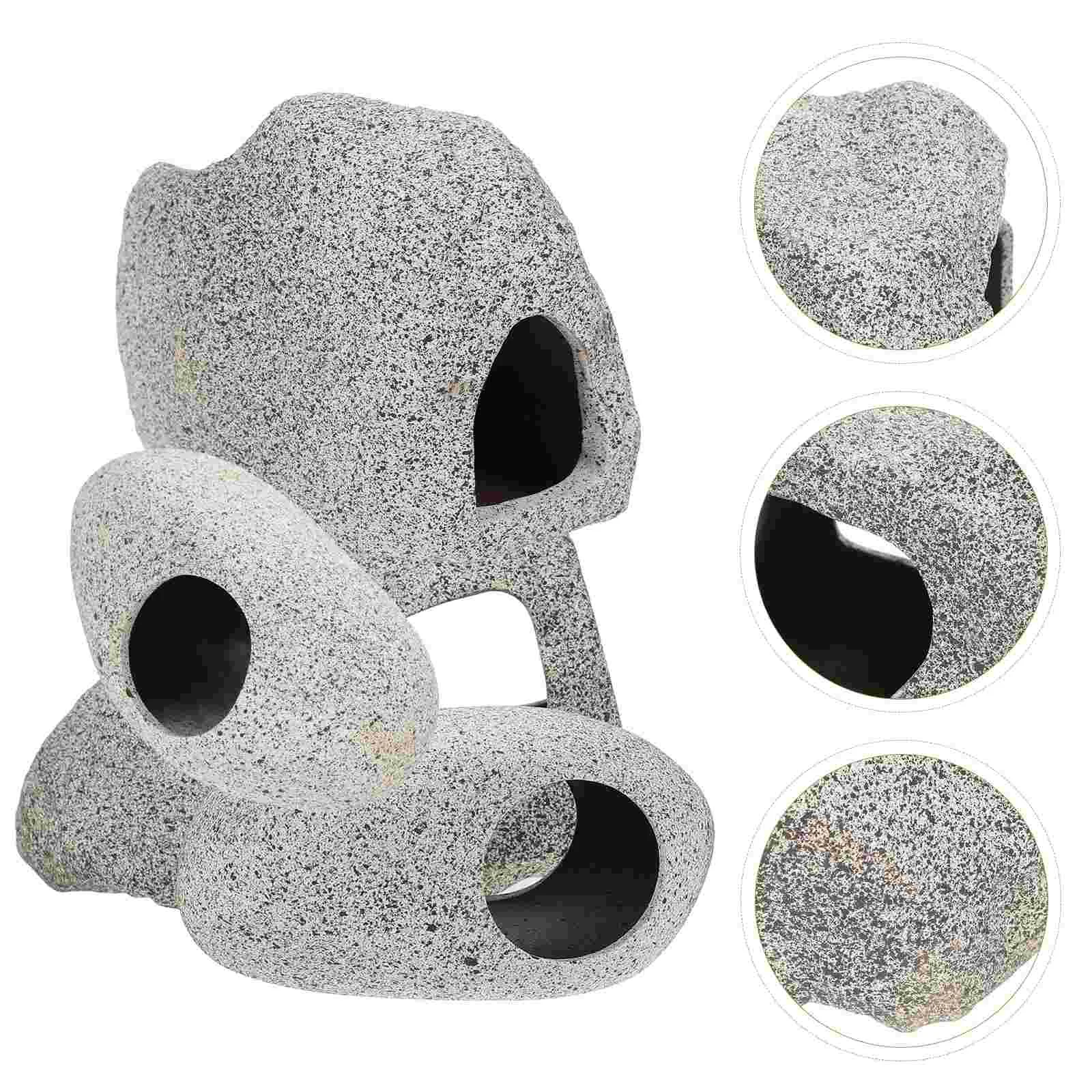 

Aquarium Cave Decor Shrimp Fish Delicate Vivid China Clay Accessory Decorative