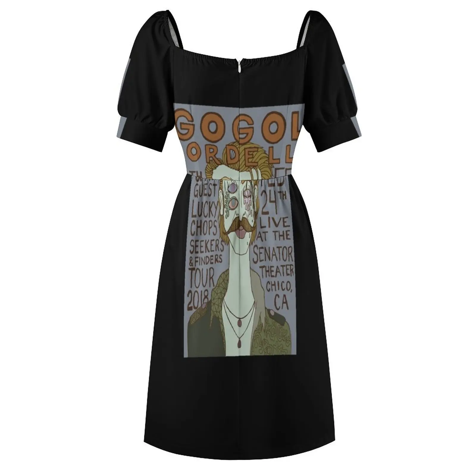 Gogol Bordello Concert платье с короткими рукавами женское элегантное роскошное свадебное