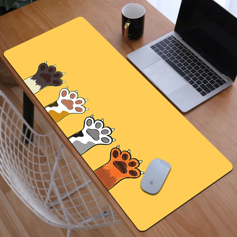 

Mousepad Anime Cat Paw Xxl Mouse Pad Gaming Gamer Keyboard Pc Cabinet Games Computer Desks Office Accessories Desk Mat Mats Cute