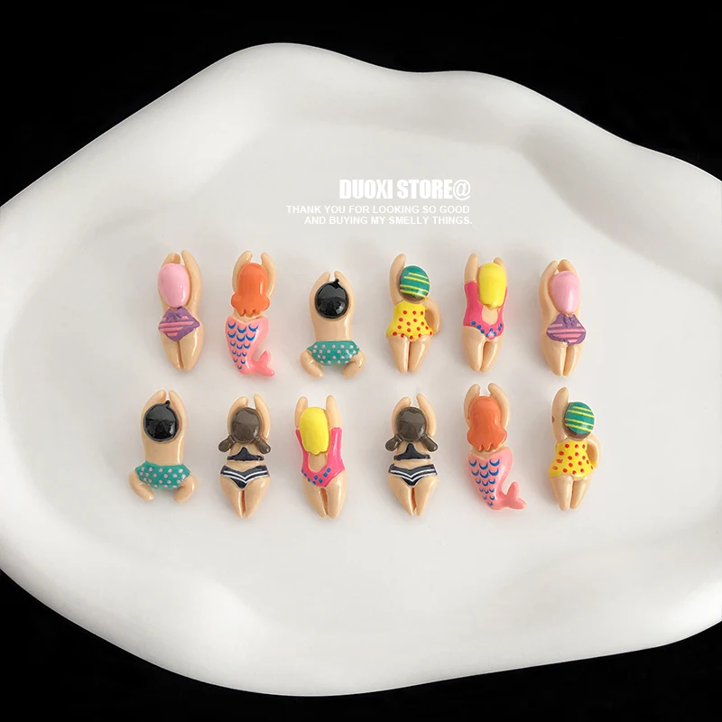 

6 шт., мини-холодильник для девочек из смолы