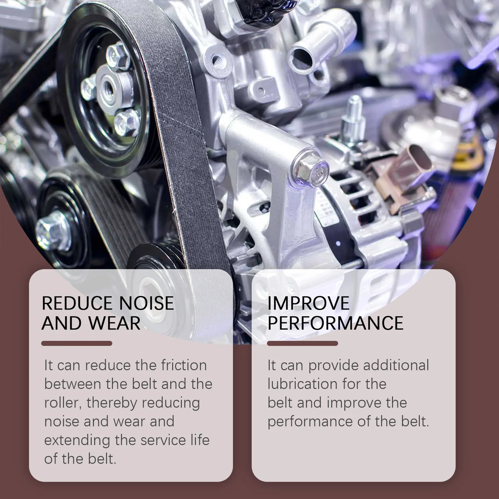 Кондиционер для автомобильного ремня двигателя снижение звука защитная смазка