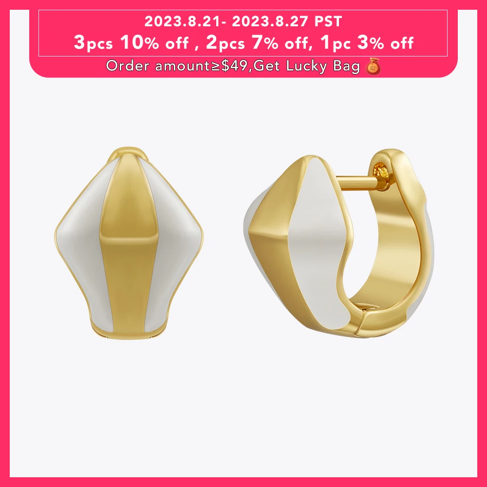 

Enfashion Aros Snake Type Earring Gold Color Hoops Earings Two Tone For Women Fashion Jewelry Party Dropshipping 239052