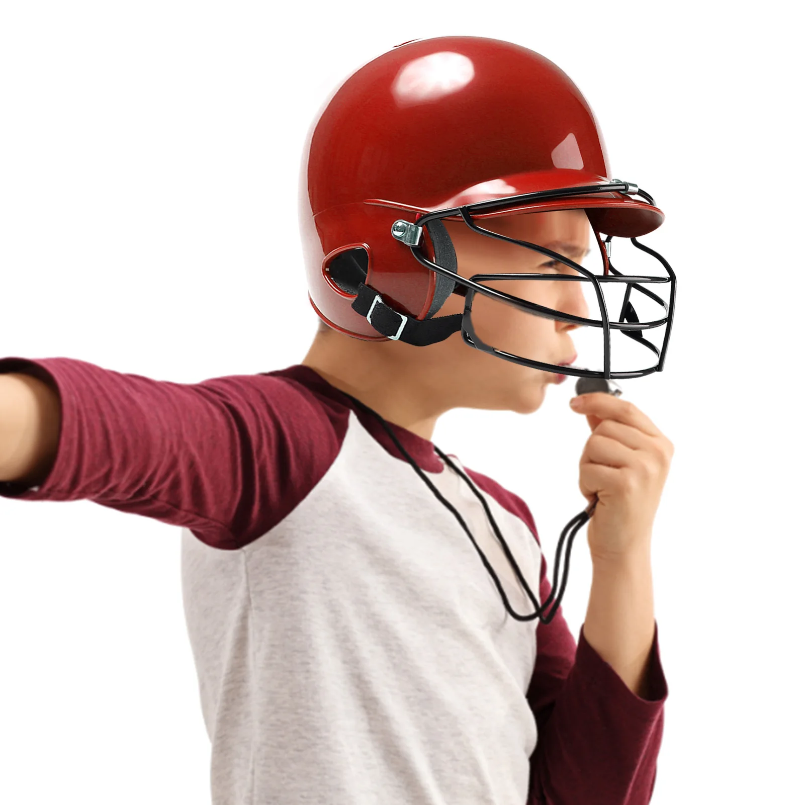 

Adult Tball Batting Headgear Protective Baseball Headgear Dual-Density Foam Moisture-Wicking Pads Skin-friendly EVA Upgrade