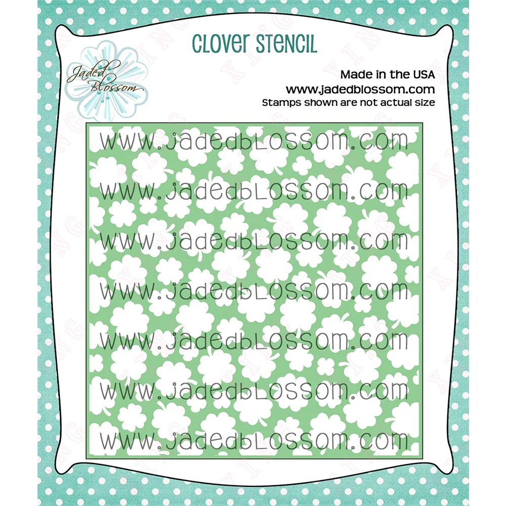 

New 2023 Craft Card Mold Stencils Diy Clover Stencil Diy Layering Painting Scrapbook Coloring Embossing Album Decorative Cut Die