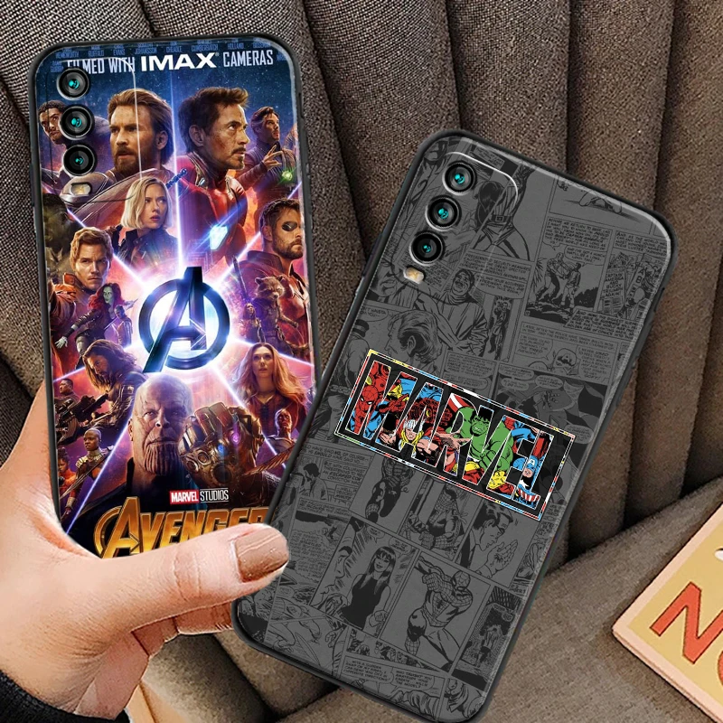 

Marvel US Logo Phone Cases For Xiaomi Redmi POCO X3 GT X3 Pro M3 POCO M3 Pro X3 NFC X3 Mi 11 Mi 11 Lite Funda Soft TPU