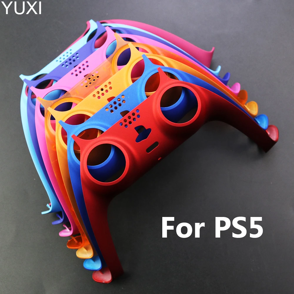 

Controller Handle Front Middle Housing Shell for PS5 Gamepad Decorative Strip Skin Case Cover Faceplate Replacement Parts