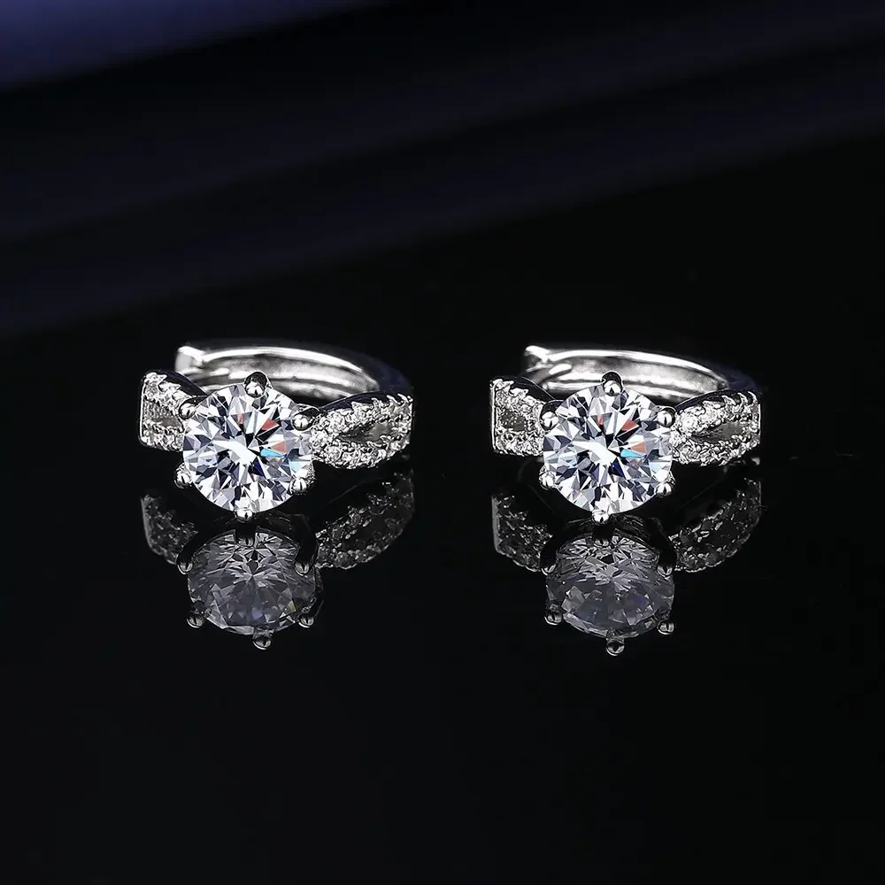 Милые простые Стильные серьги для девочек маленькие минималистичные с цирконием