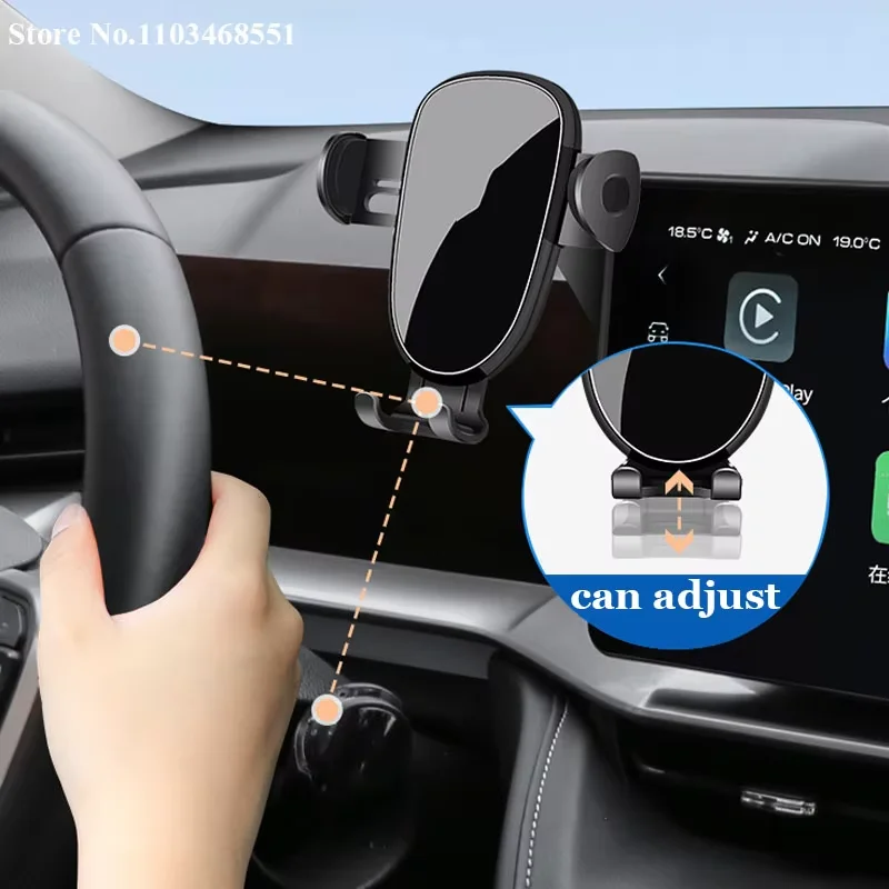 Для Toyota RAV4 RAV 4 XA50 2020 2021 2022-24 Автомобильный навигационный экран Держатель телефона