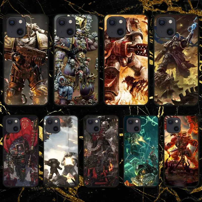 

Чехол для телефона Game warhammers 40k для iPhone 13 Pro Max 12 Mini 11 SE 2020 6 6S 7 8 Plus XS X XR, мягкие силиконовые чехлы