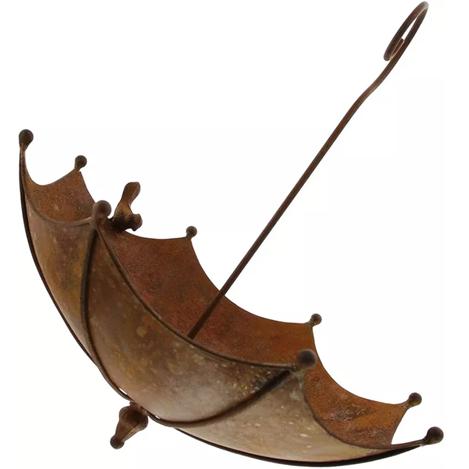 Кормушка для птиц в форме зонта металлическая подставка домашних животных