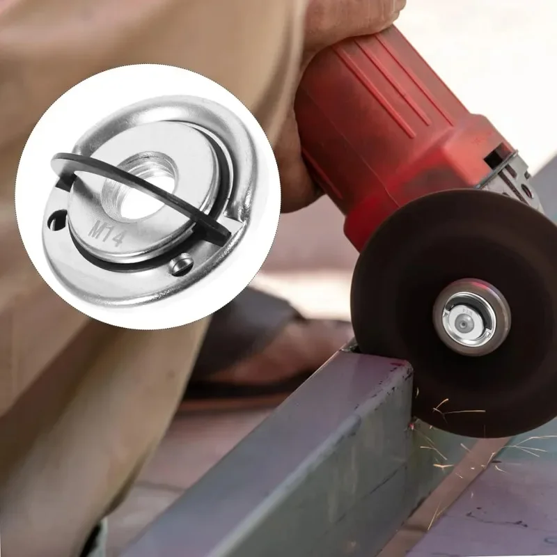 M14 M12 Угловая шлифовальная машина с резьбой Самоблокирующаяся пластина Нажимная