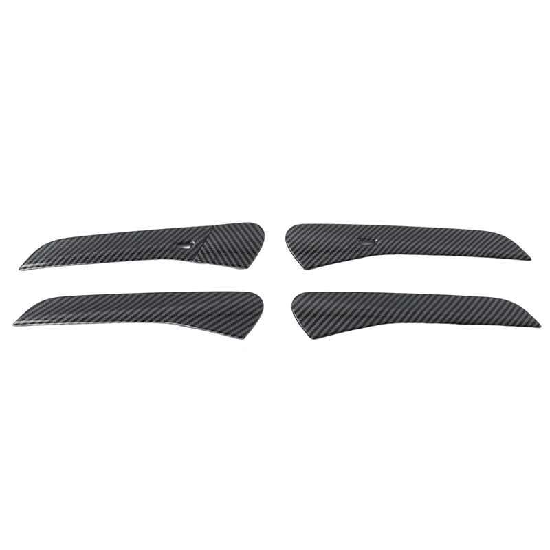 

4Pcs Carbon Fiber Car Door Handle Cover Trim For ID.4X ID4X 2022