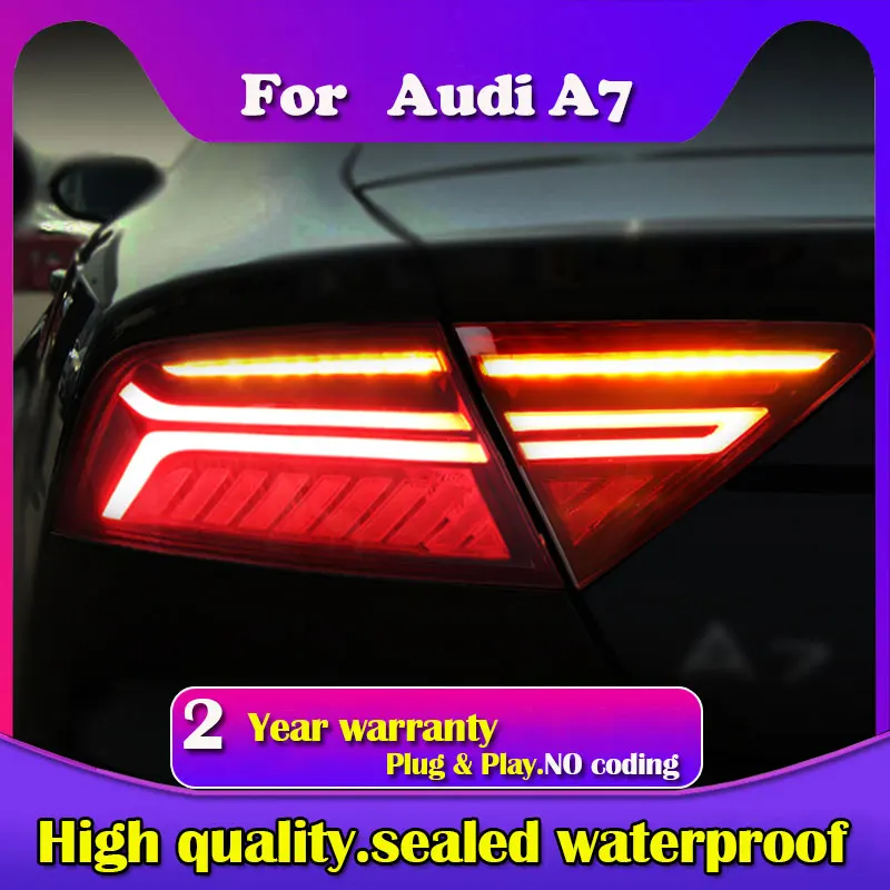 

Car 2011-2018 A7 Rear Fog Brake Turn Signal Automotive Accessories Tail Lamp for A7 LED Tail Light