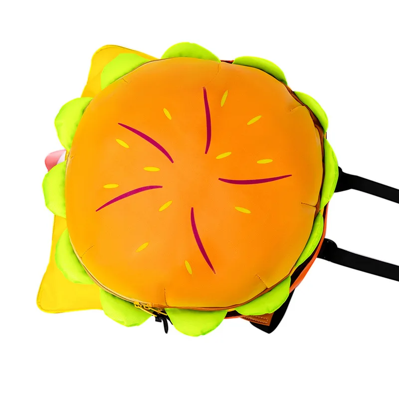 

Backpack Girls' Fashion Large Capacity Hamburger Plush Bag Rugtas Backpacks Rugzak Kids Bag Plecak School Bags Mochila Escolar