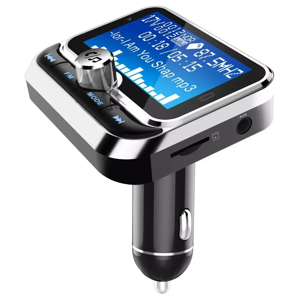 

BC32 Car Charger For Phone Bluetooth Wireless FM Transmitter MP3 Player Dual USB Charger TF Card Music HandFree Car Kit