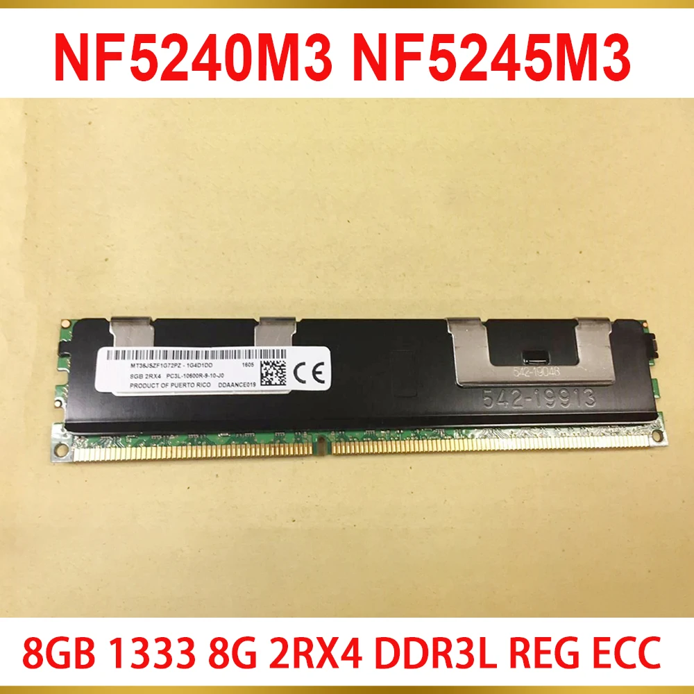 1 шт. NF5240M3 NF5245M3 для серверной памяти Inspur 8 ГБ 1333 8G 2RX4 DDR3L REG ECC RAM