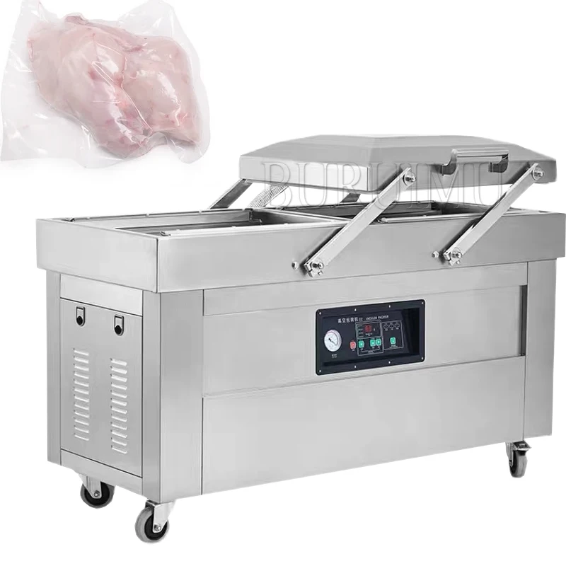 

Automatic Vacuum Sealer Large Vacuum Chamber Food Sealing Packing Machine
