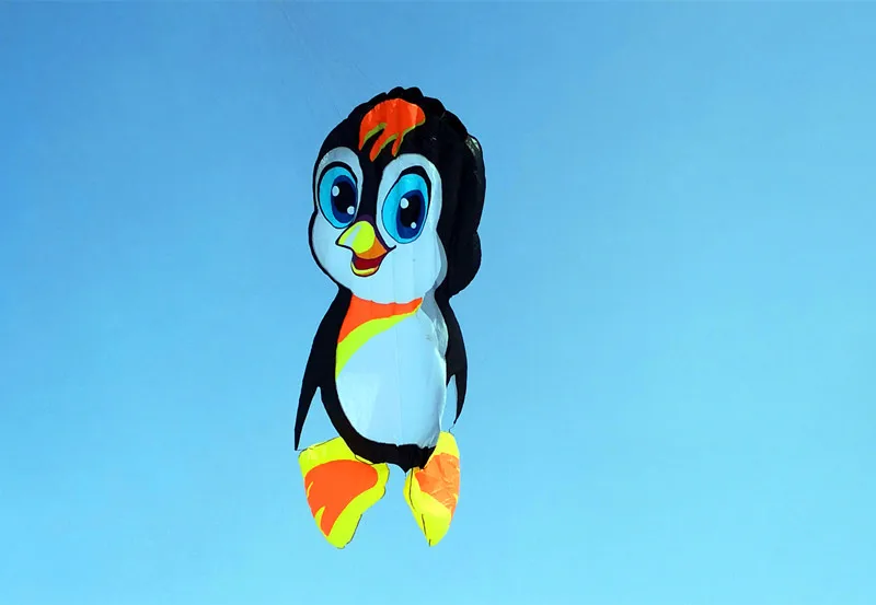 Новый большой воздушный змей с пингвином летающий мягкий большие уличные