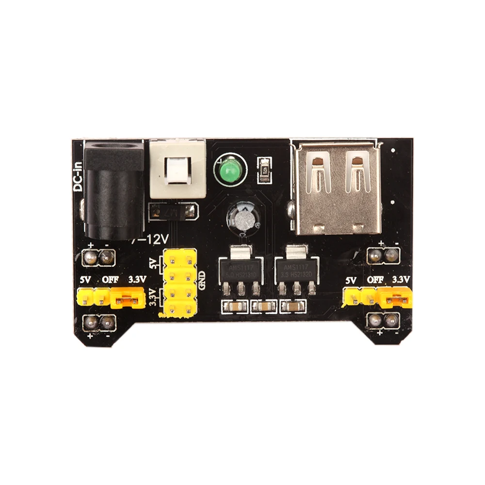 

2PCS Board MB102 Breadboard Power Supply Module 3.3V/5V For Arduino