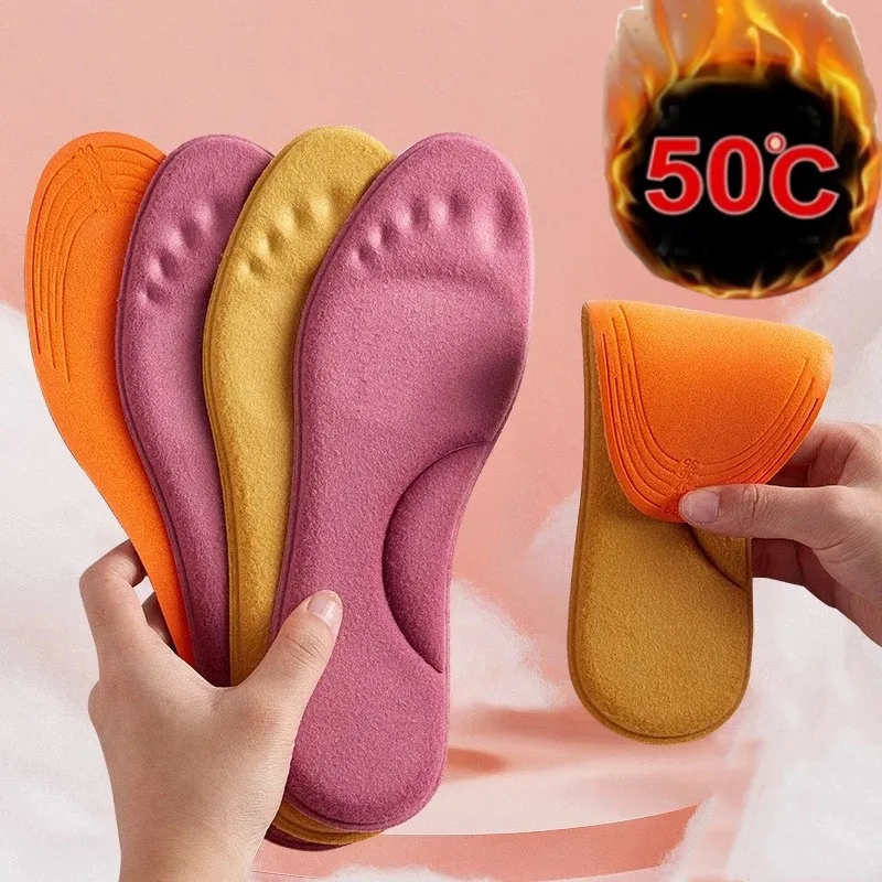 

Self Heated Thermal Insoles for Feet Warm Memory Foam Arch Support Cushion for Women Winter Sports Shoes Self-heating Shoe Pads