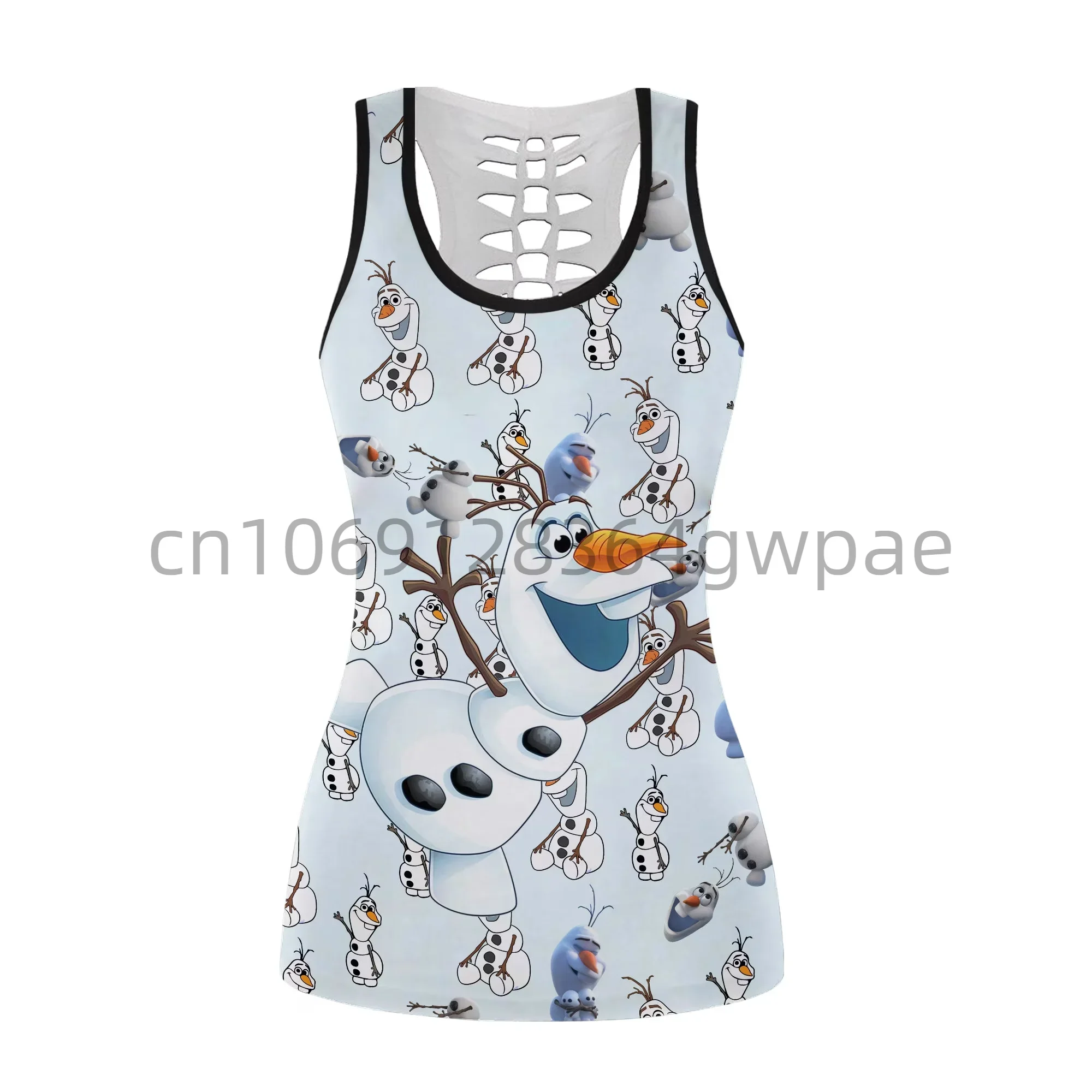 Женский комплект для йоги и фитнеса с вырезами