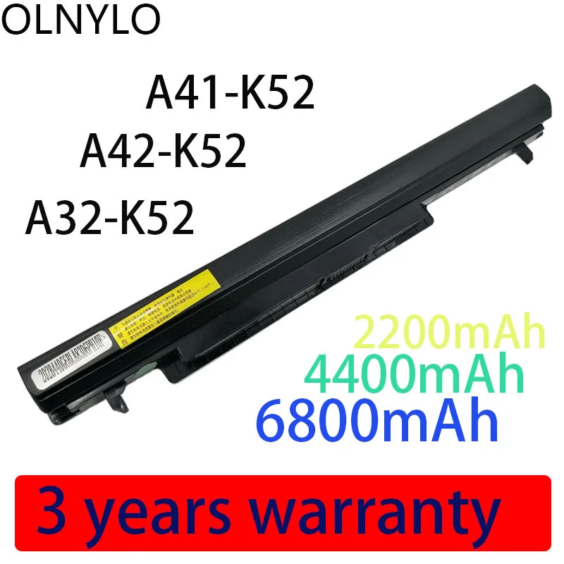 

14.8V 6800mAh Battery A31-K56 A32-K56 A41-K56 For Asus A46 A56 E46 K46 K56 R405 R505 R550 S40 S46 S550 S505 S56 U48