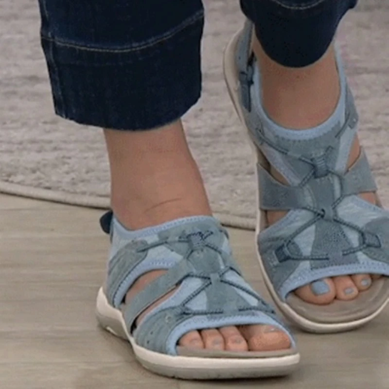 

Women Sandals Hollow Out Summer Comfortable Sport Sandals Open Toe Plus Size Non-Slip Cut Out Soft Sandalias Zapatos De Mujer