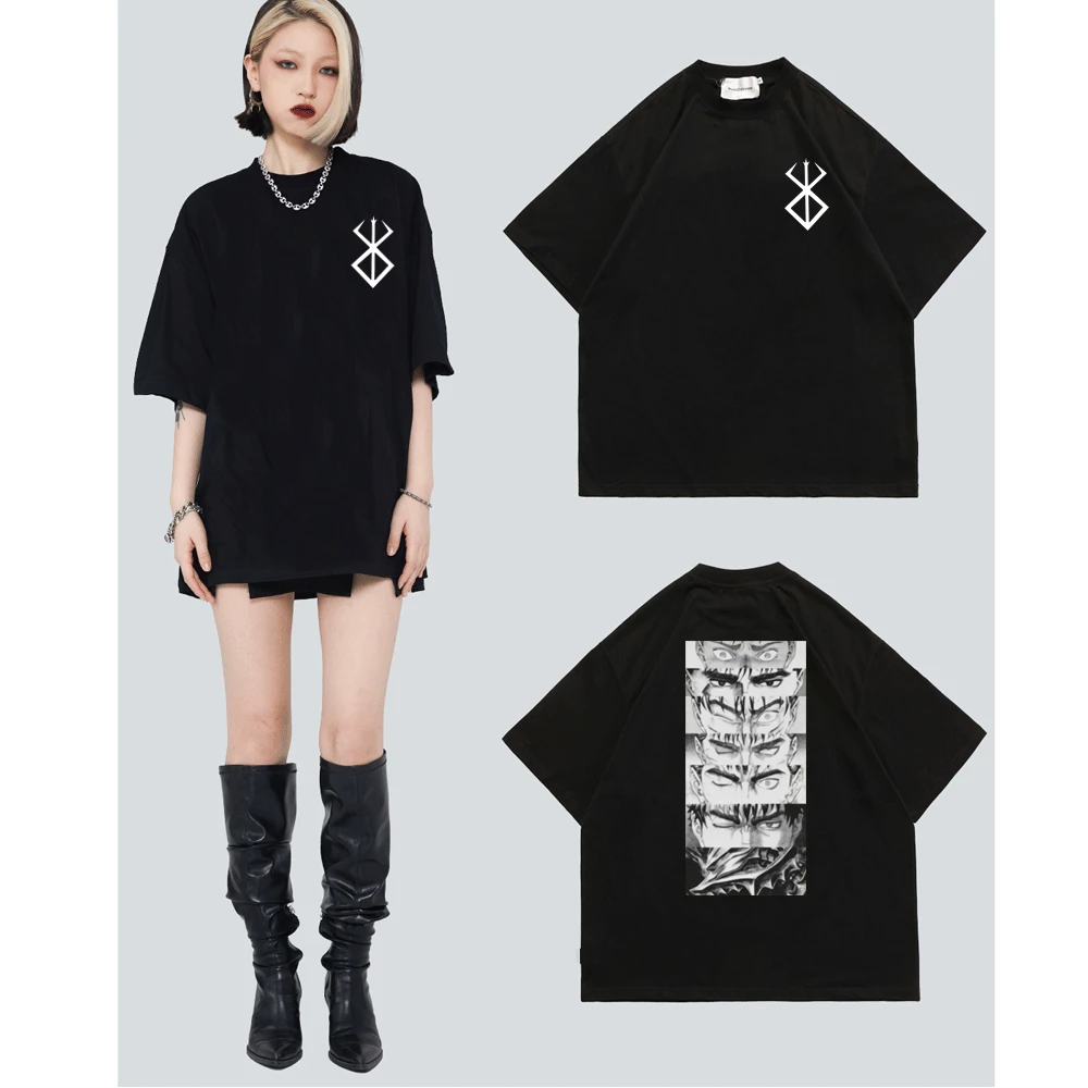 

Berserk Sucubbus Godhand Men Women T Shirt Guts Griffith Fashion Tee Shirt Short Sleeve Summer Round Collar Pure Cotton T-shirt