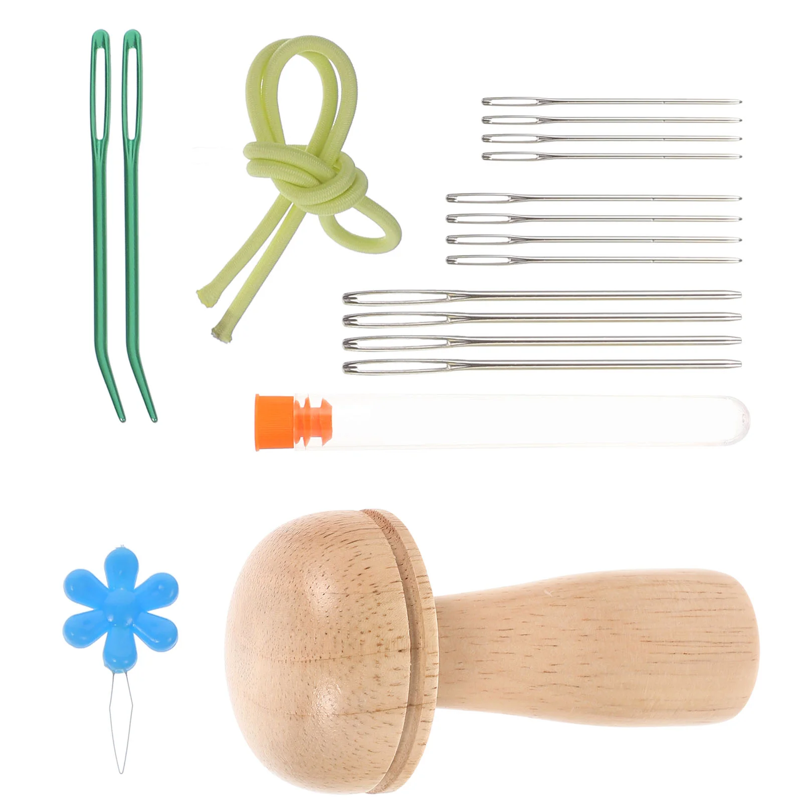 

DIY Knitting Tools Sewing Needle Kit Daily Use Yarn Supplies Accessories Needles Professional Home Portable Manual For clothes