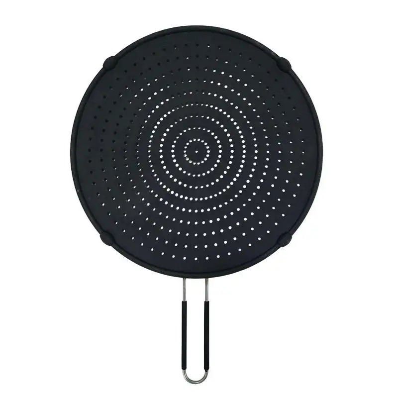 

Splatter Screen Guard Nonstick Oil Grease Pan Lid For Frying Pan Skillet Cooking Silicone