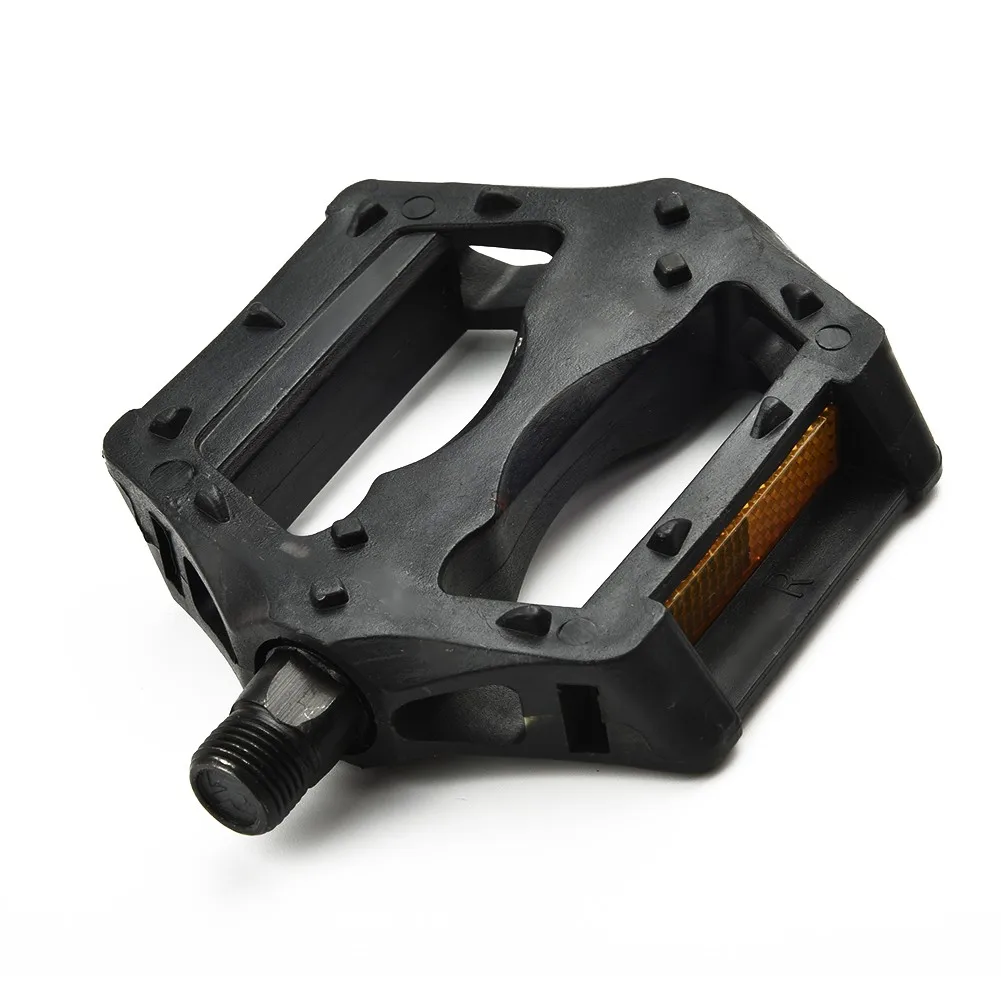 

Road Pedals Non slip Mountain bike Sports Outdoor Parts Cycling 1 pair Plastic Flat Platform Fixed gear Widened