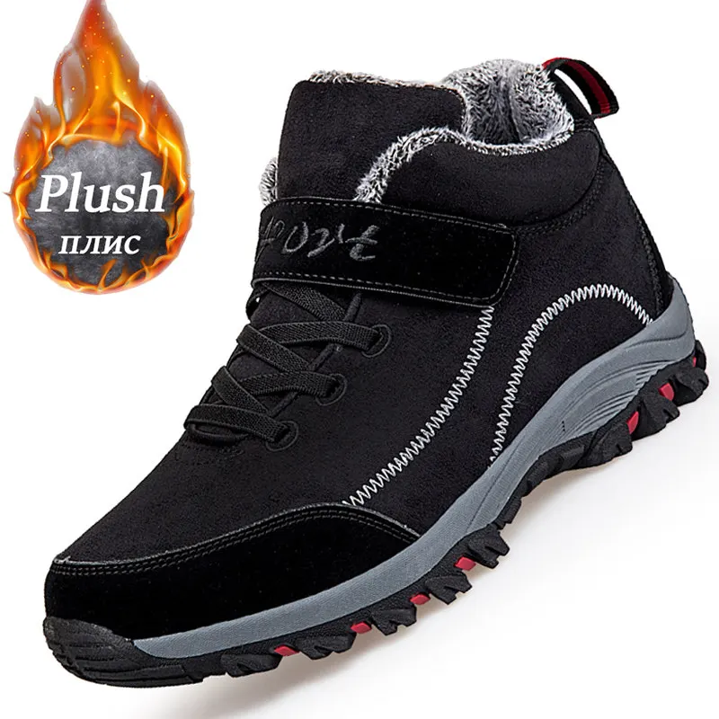 

Women Boots Winter Shoes Warm Boots for Women Men Hiking Shoes Ankle Boots Comfortable Walking Shoes Men Sneakers Plus Size 48
