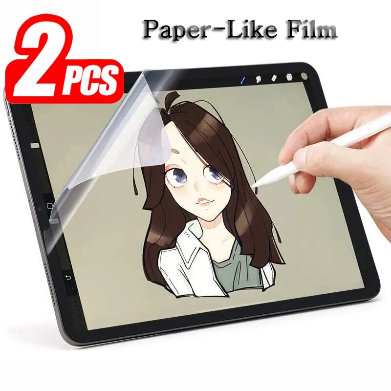 

(2 Packs) Paper Like Film For Apple iPad Air Mini Pro 7.9 9.7 10.5 10.2 11 12.9 3th 4th 5th Generation Tablet Screen Protector