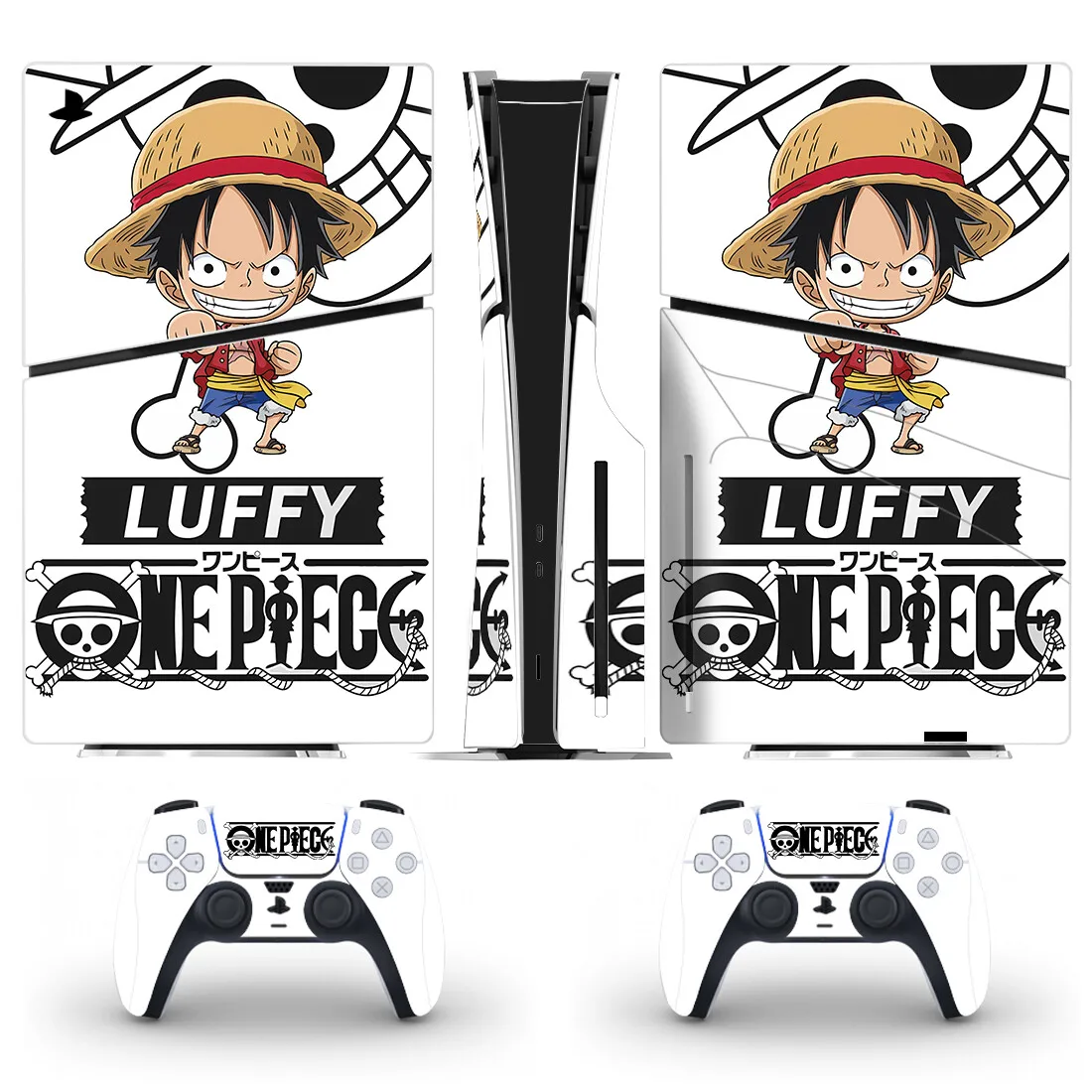 Новинка стикеры в стиле аниме Luffy Gear 5 PS5 Обложка для консоли и 2 контроллера