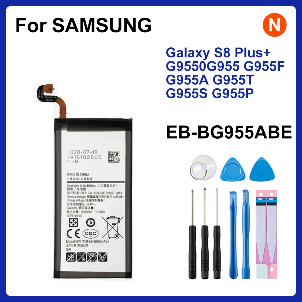 

Оригинальная планшетофон SAMSUNG 3500 мАч для Samsung Galaxy S8 Plus + G9550 G955 G955F G955A G955T G955S G955P