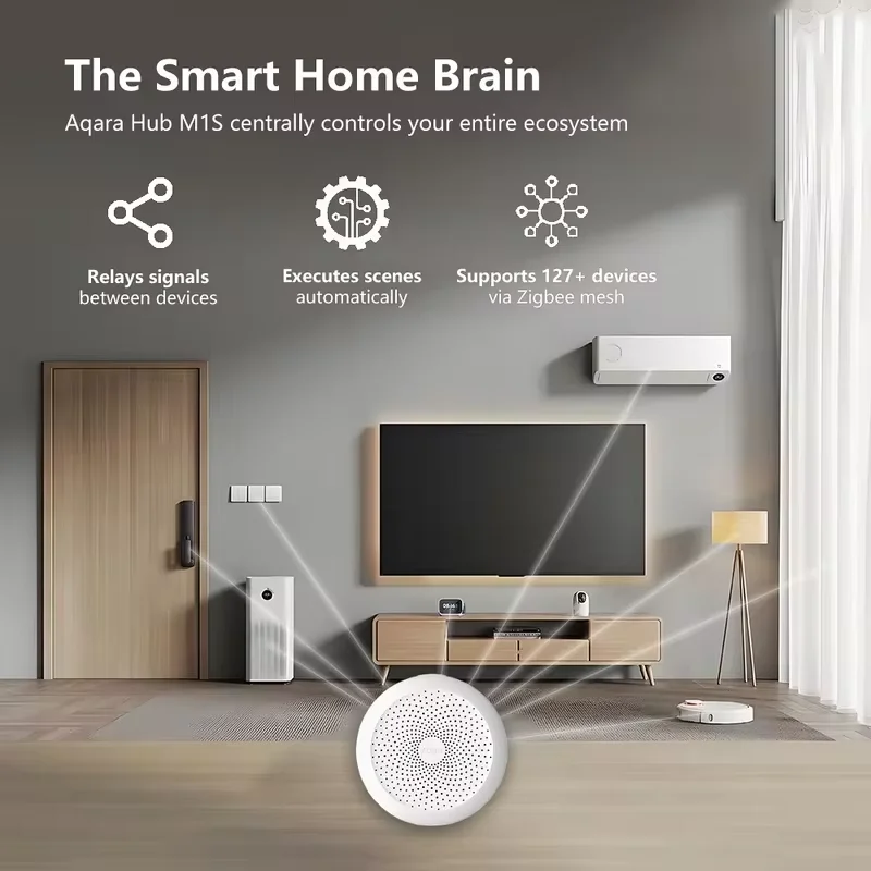 Фото Датчик открытия двери/окна Aqara ZigBee MCCGQ11LM и M1S, беспроводное подключение, умный датчик для умного дома, совместим с Xiaomi Mijia и HomeKit №3