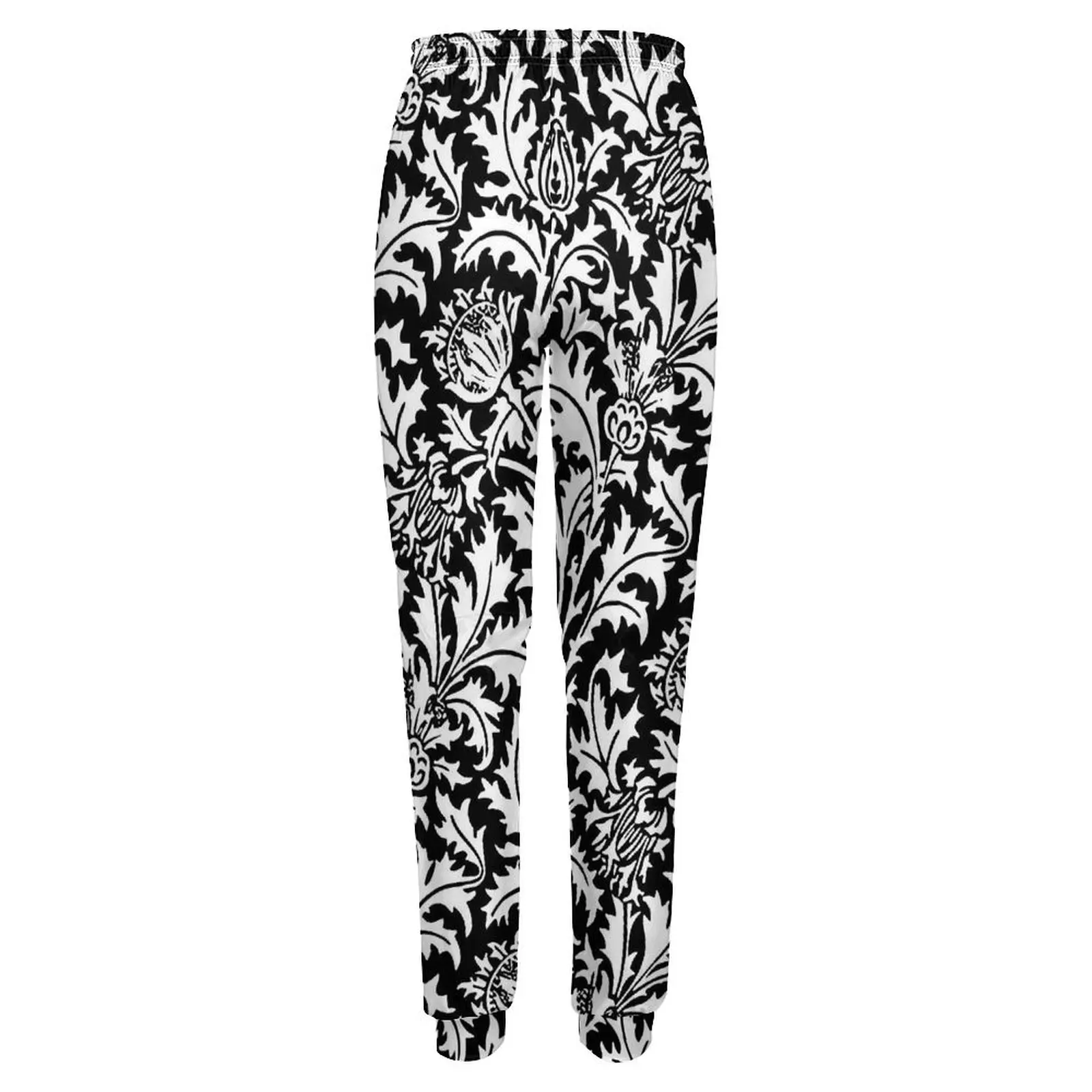 Брюки-джоггеры в стиле модерна Уильям Моррис Дамасские спортивные штаны уличном