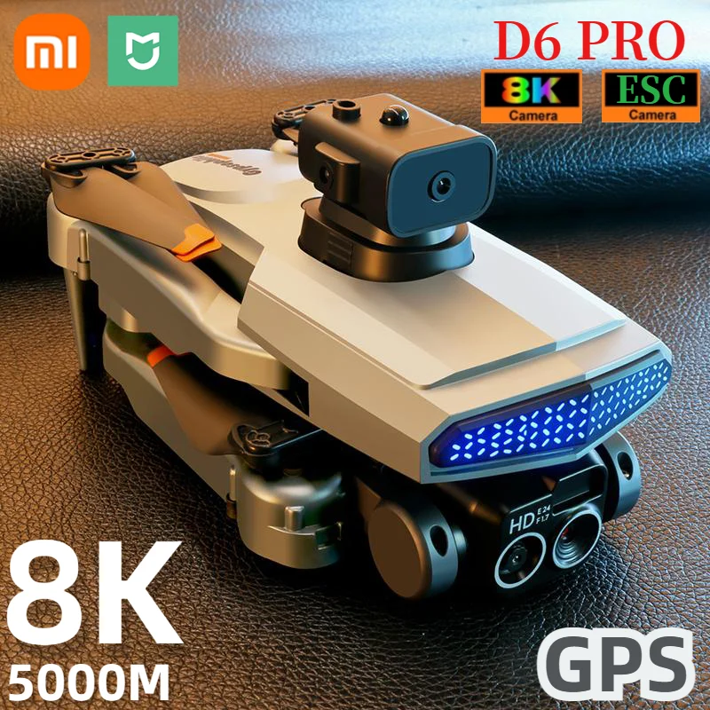 Xiaomi Mijia D6 Drone 8K Professional Electric Adjustment Dual Camera Photography Optical Five-way Obstacle Avoidance Quadcopter