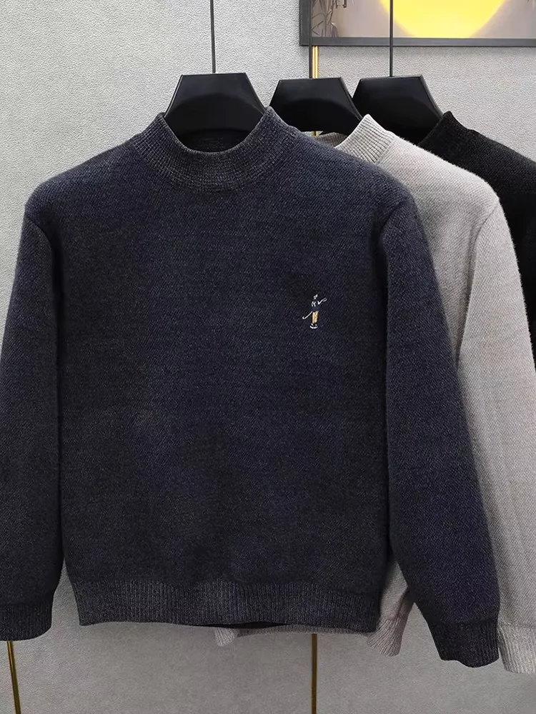 роскошь Марка Мужская  Свитер трикотажный осенняя и зимняя мода жаккардовый