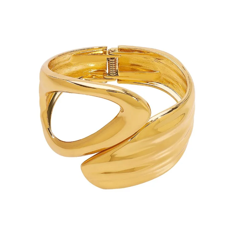 Браслеты Draweye геометрической формы для женщин в стиле панк с вырезами винтажные