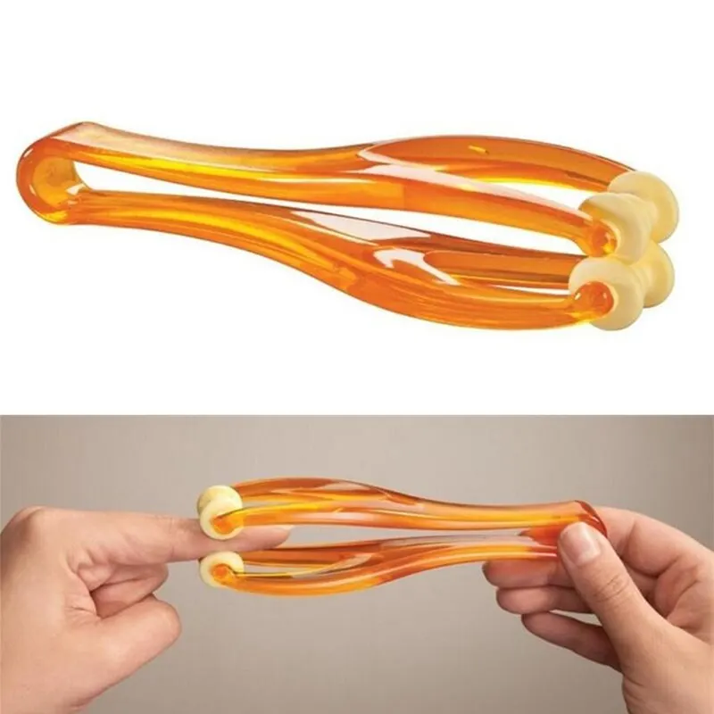 

1Pcs 2 Rollers Finger Massager Mini Finger Joints Massager With Elastic Handle For Finger Blood Circulation & Muscle Relaxation