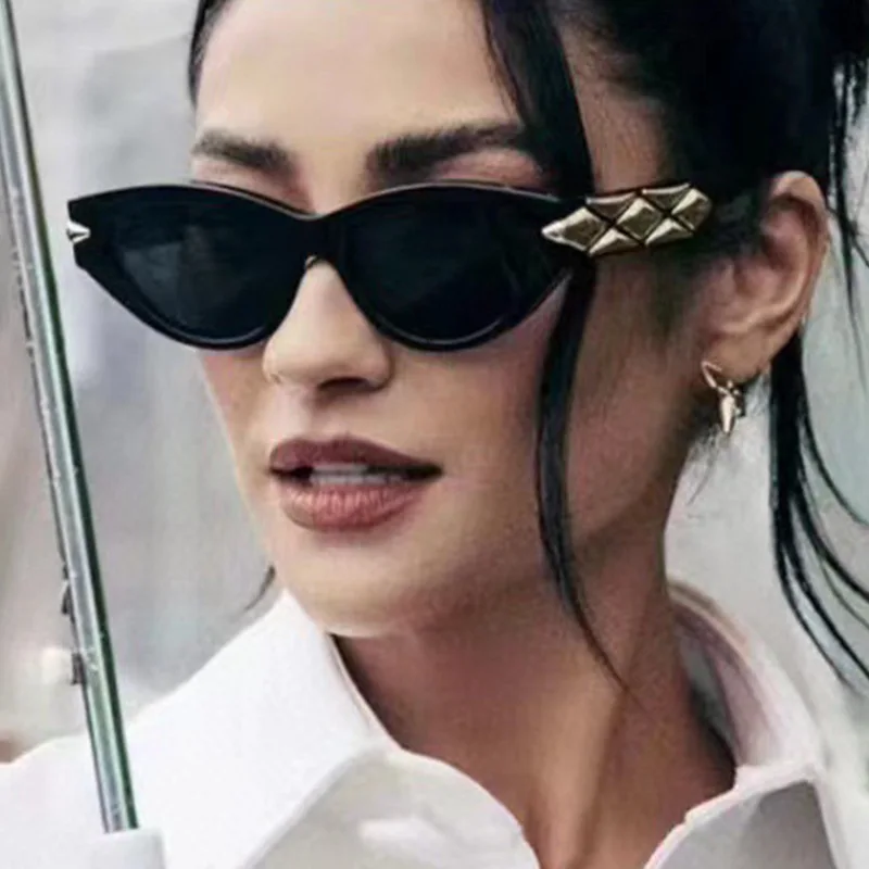 Солнечные очки FRESHGUY в треугольной оправе кошачий глаз для женщин модные