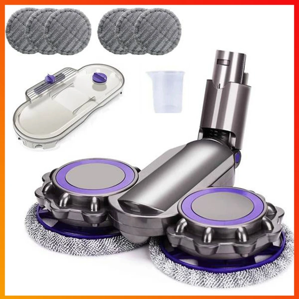 

Electric Wet Dry Mopping Water Mop Head Attachment Compatible For Dyson Vacuum Cleaner V6 Dc58/Dc59/Dc62 Model
