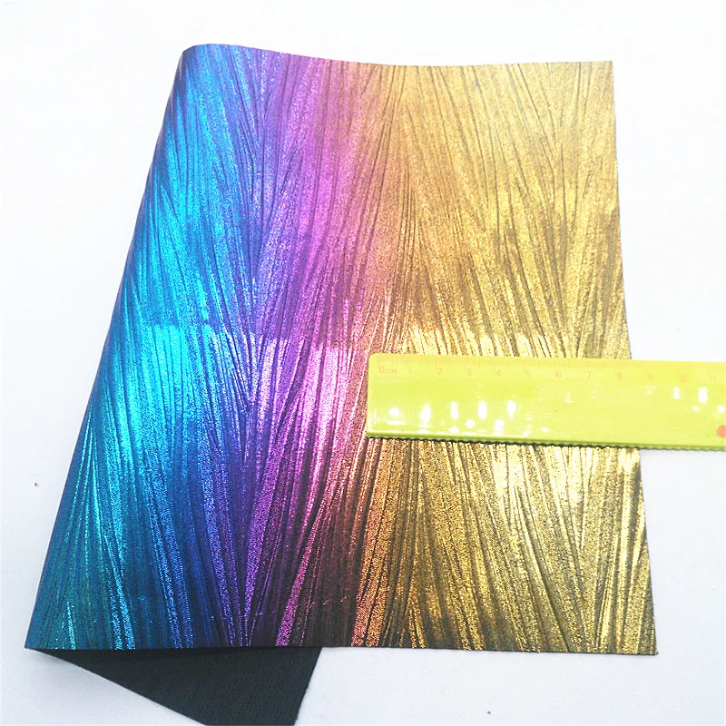 Кожа с фиолетовыми блестками синтетическая кожа принтом тыквы лакированная