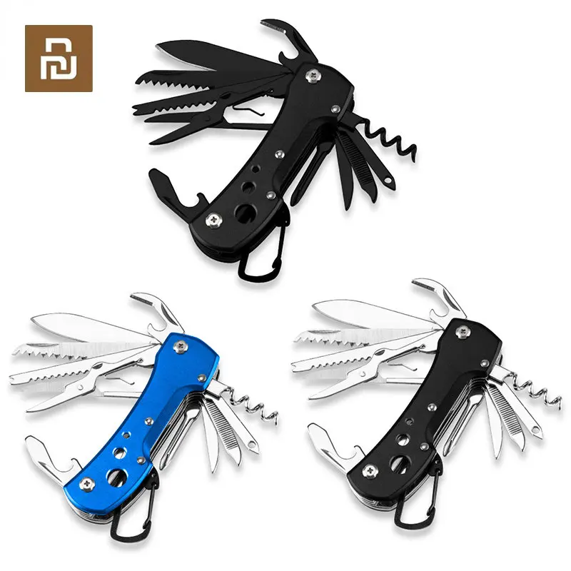 Xiaomi 11 IN 1 Swiss Knife Fold Army Edc Gear Knife Survive 