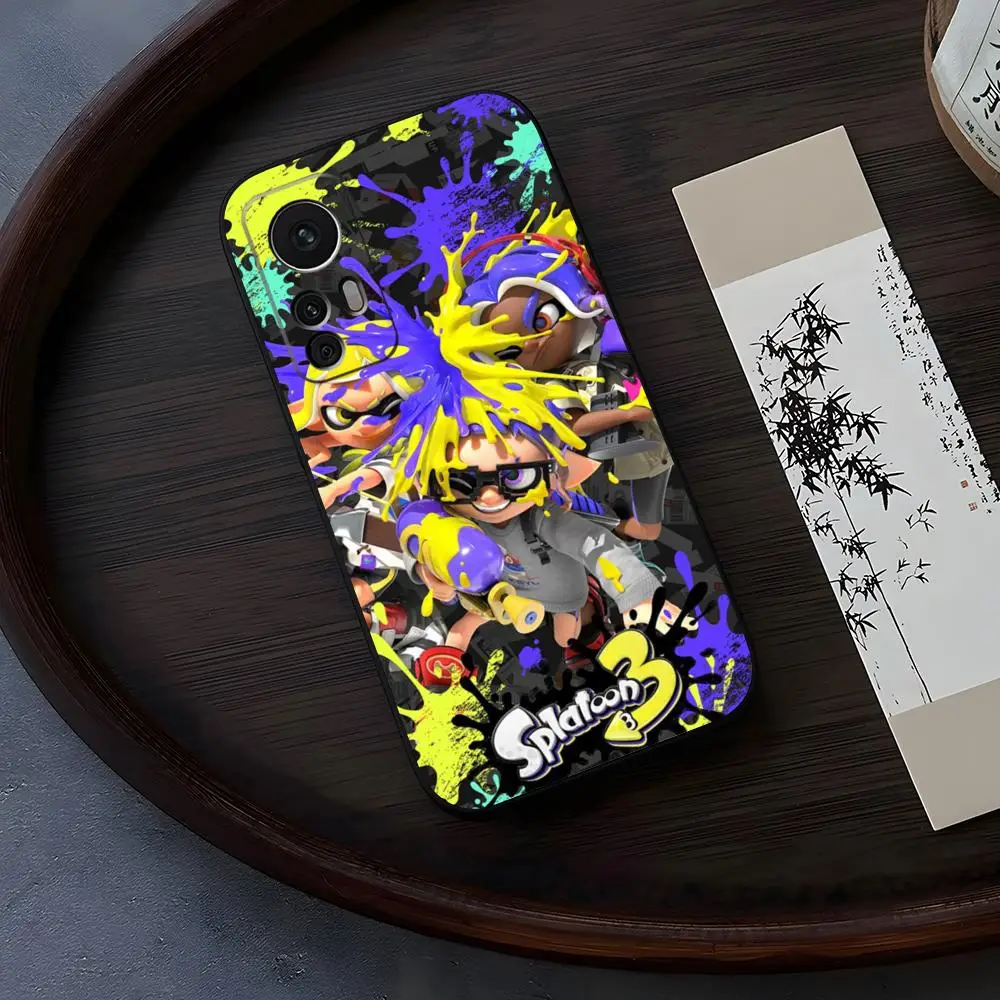 Чехол для телефона Game Splatoon 3 Xiaomi Redmi Note 12 10 Pro POCO F4 F5 X5 14 13 11T Lite Ultra Shell Cover