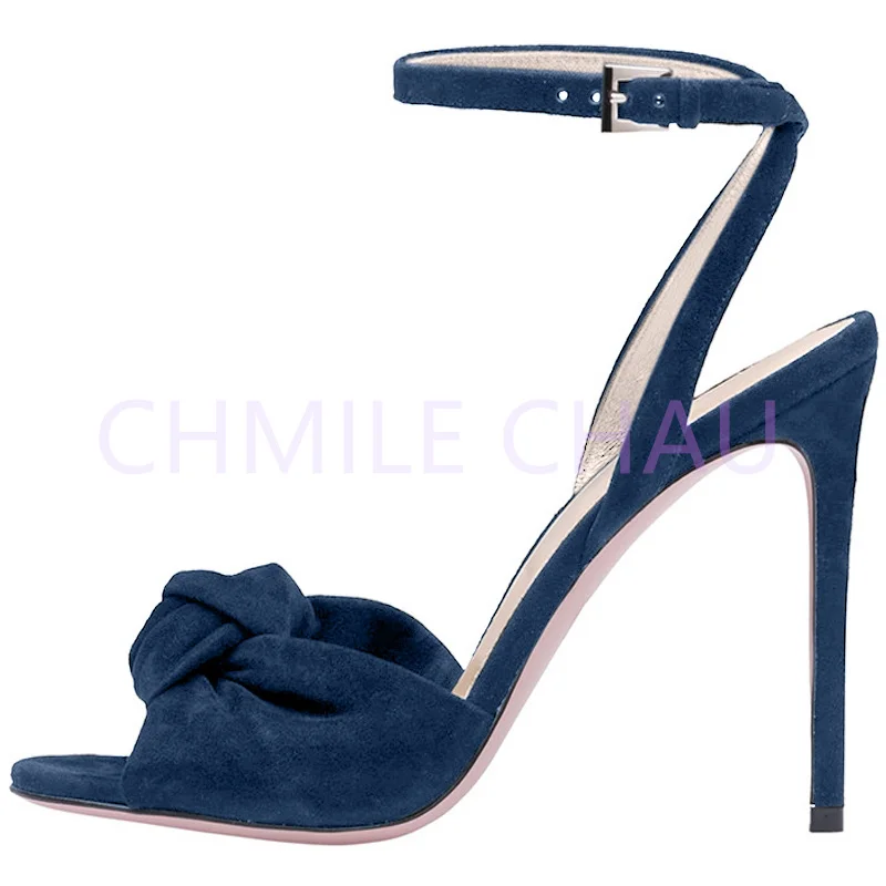 Women Luxruy Sandals Stiletto Thin High Heels Buckle Ankle Strap Elegant Sandal Sexy Wedding Evening Party Dress Shoe 6-CHC-12